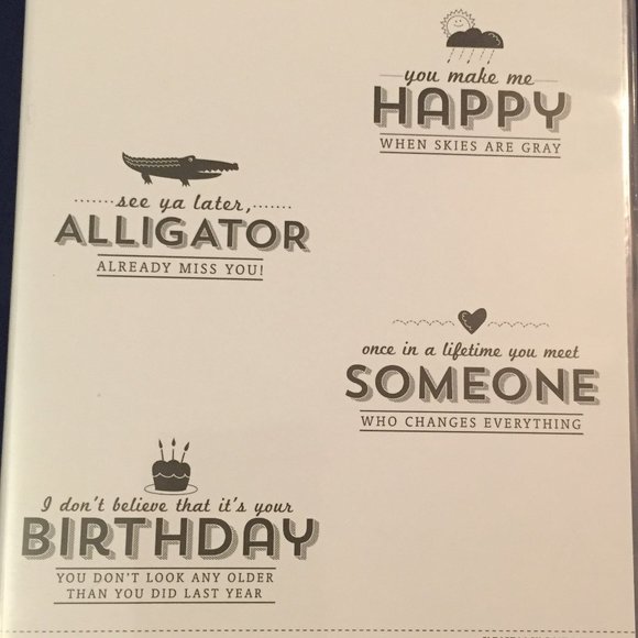 Lot of 6 Retired Stampin' Up Kits - Wood Block - Picture 8 of 13